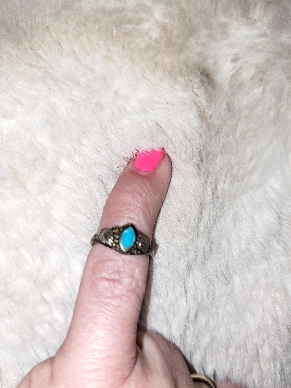 Turquoise Marquise Stone Sterling-Style Ring - Blue Accent
